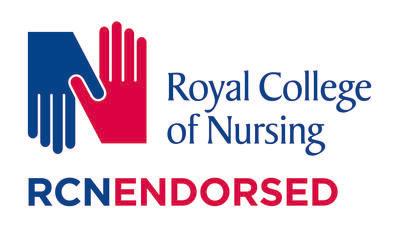 Logo for the Royal College of Nursing, with "RCN Endorsed" at the bottom