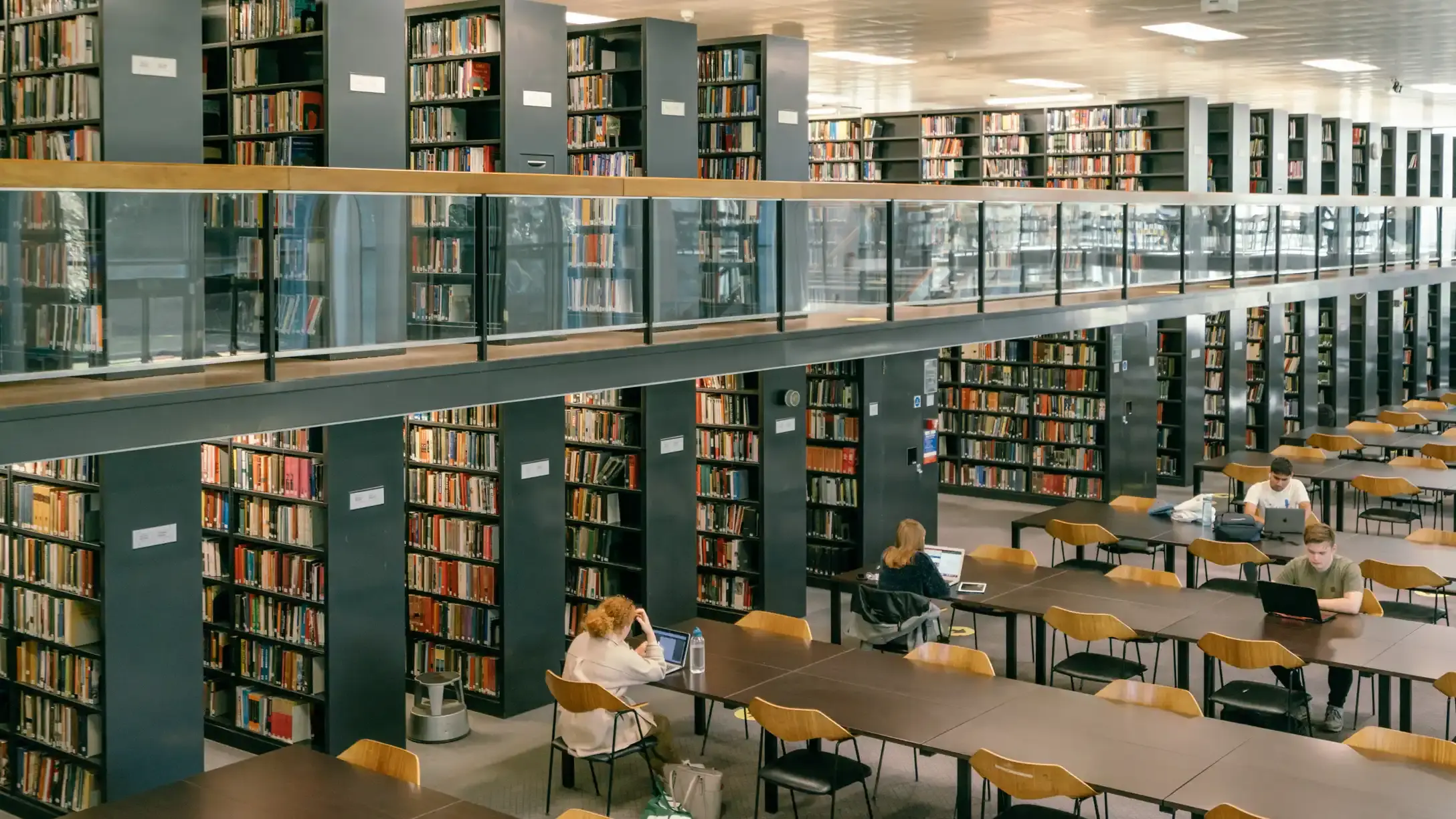 Inside Western Bank Library at The University of Sheffield