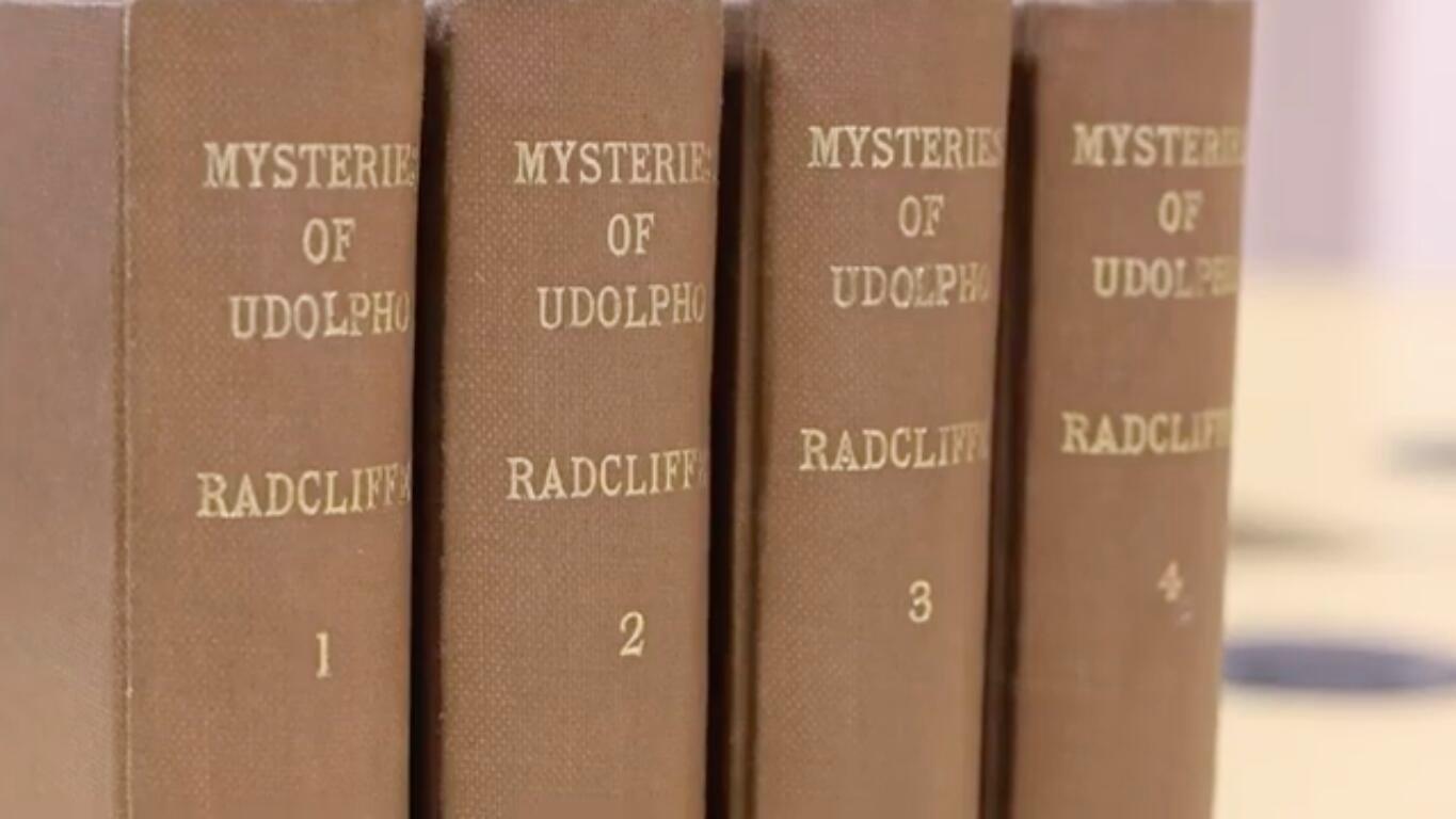 A collection of books by Ann Radcliffe