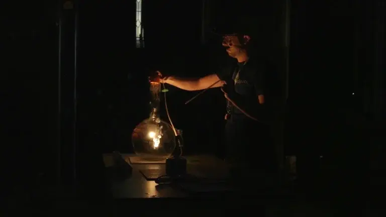 A still from the Sound of Science performance