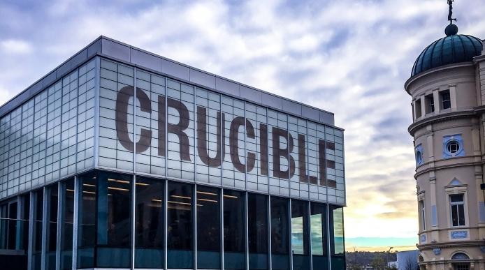 The exterior of The Crucible