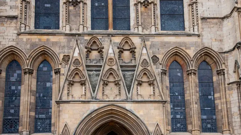 Close up of British House of Parliament