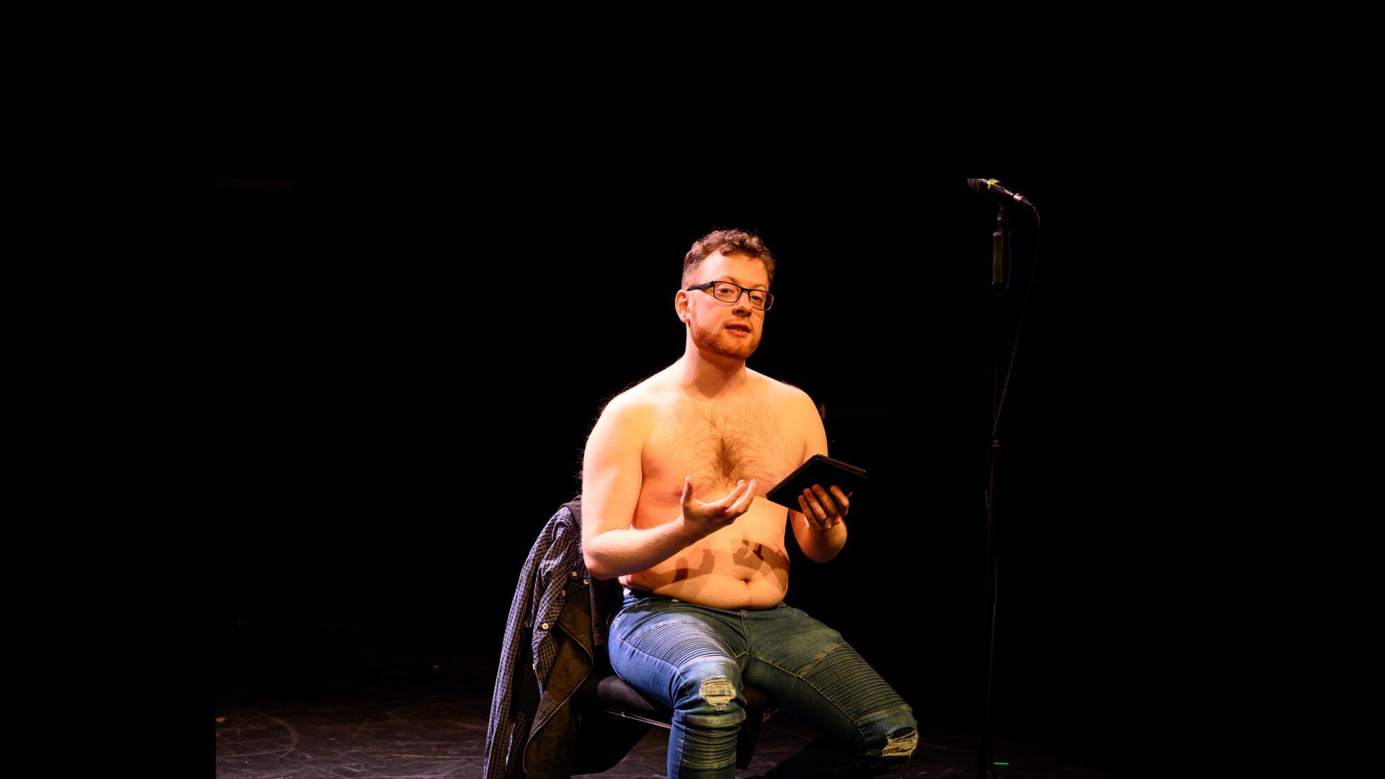 Tim Norwood performing It's OK to Be Naked