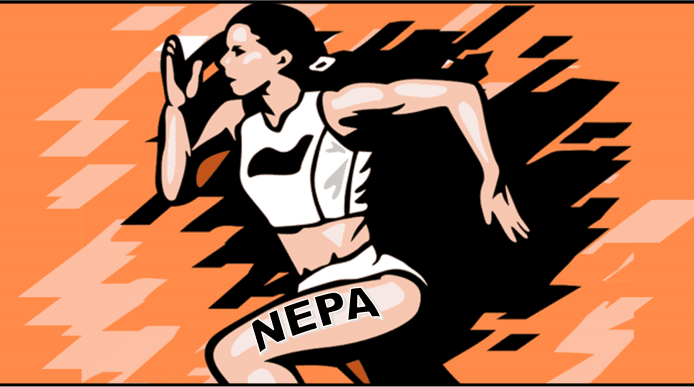 Illustration of a Woman Running