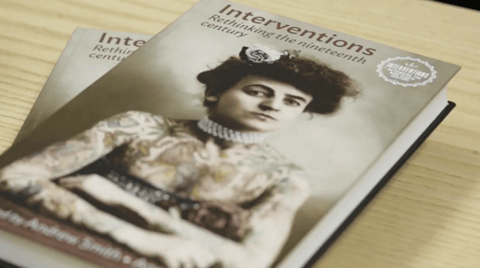 Interventions: Rethinking the Nineteenth Century books on a table