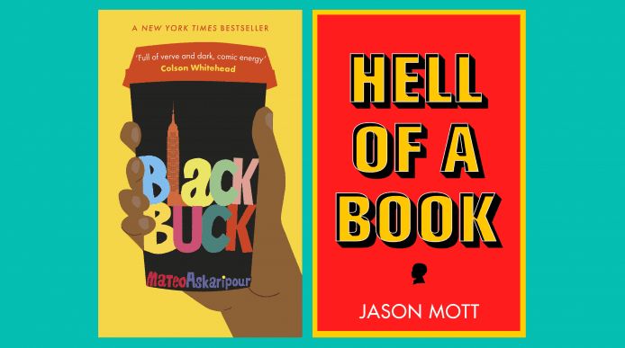Black Buck by Mateo Askaripour & Hell of a Book by Jason Mott (book covers)