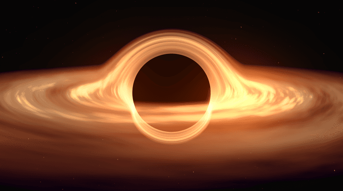 a picture of a blackhole