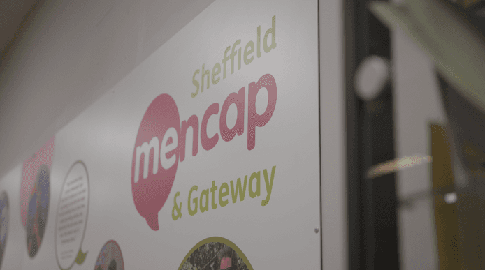 Photograph of Mencap logo